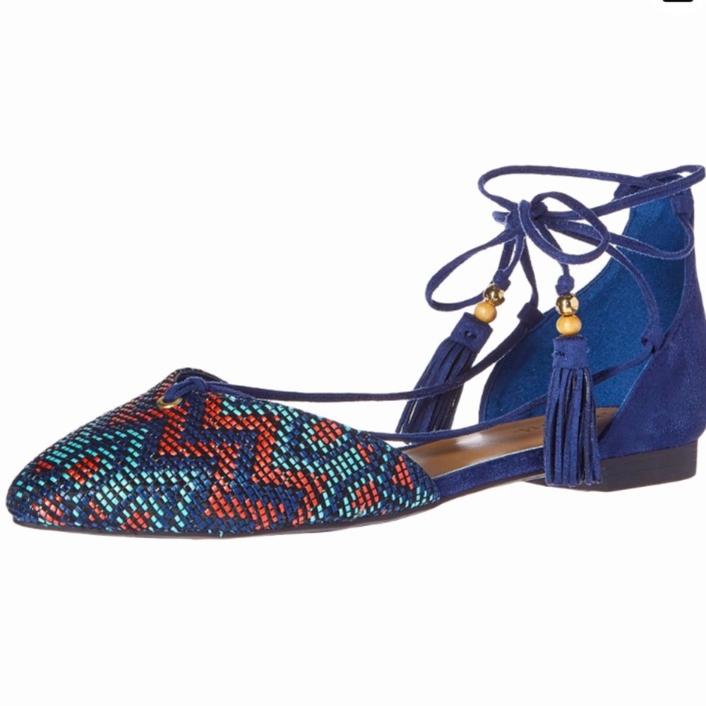 🎈Sale🎈New Indigo Rd. Boho Pointed Toe Lace Up Shoes